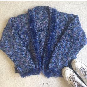 🔮 Eccentric Unique Rockstar Periwinkle Cardigan